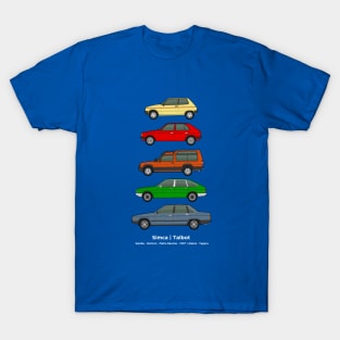 Simca Talbot classic car collection T-Shirt